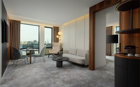 Suite with a view of the city - with a double bed