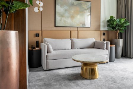 Junior Suite with a view of the city - with a double bed and a pull-out sofa
